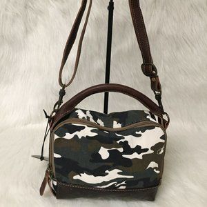 NEW Myra Bag Small Cross Body Camoflauge CUTE